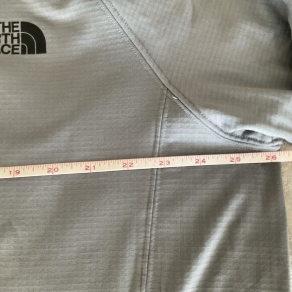 The North Face Sweatshirt Mens XXL 2X Gray Fleece 1/4 Zip Sweater Pullover Logo - Picture 13 of 13